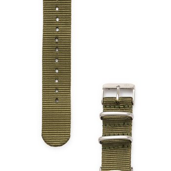 Orologio Concepcion verde militare con quadrante bianco e nero