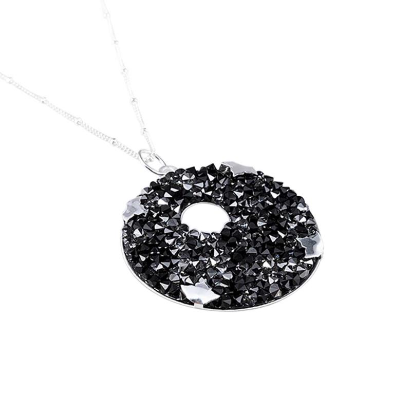 Girocollo black crystal